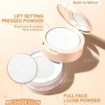 پودر فیکس ضدآب دوطبقه شیگلم مدل مات و لیفت کننده پوست Insta-Ready Ultra-Fine - تصویر 4