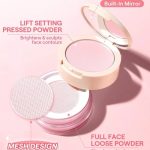 پودر فیکس ضدآب دوطبقه شیگلم مدل مات و لیفت کننده پوست Insta-Ready Ultra-Fine - تصویر 2
