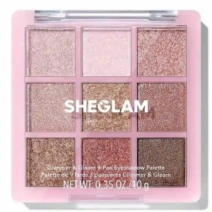 پالت سایه چشم 9 رنگ شیگلم مدل Glimmer & gleams