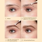 پالت سایه ابرو شیگلم 101 Dark Brown - تصویر 3