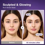 ماسک ورقه ای لیفتینگ کل صورت و غبغب نامبوزین پک 4عددی numbuzin No.9 Sheet Mask | NAD+ BIO Lifting-sil Full Face - تصویر 2