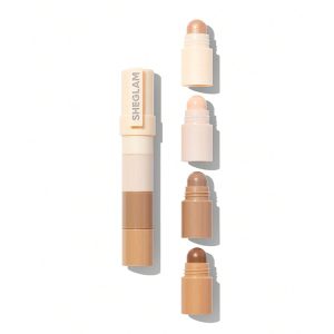 قلم کانتور و هایلایتر 4 طبقه شیگلم مدل مدیوم multi glam face pen sheglam Medium