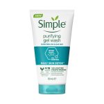 ژل شست و شوی صورت سیمپل Simple مدل gel purifying حجم 150 میلی لیتر